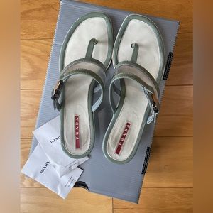 Prada Kitten Heel Sandal